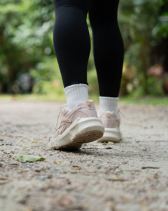 Female Athletes legs - running in the park